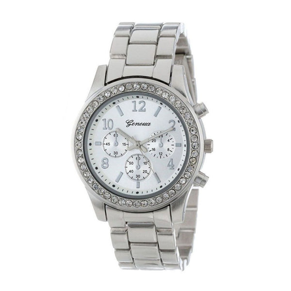 [variant_title] - Geneva Classic Luxury Rhinestone Watch Women Watches Fashion Ladies Watch Women's Watches Clock Reloj Mujer Montre Femme