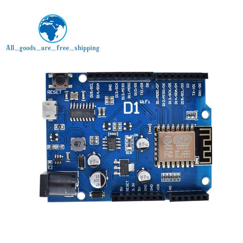 [variant_title] - TZT Smart Electronics ESP-12F WeMos D1 WiFi uno based ESP8266 shield for arduino Compatible IDE