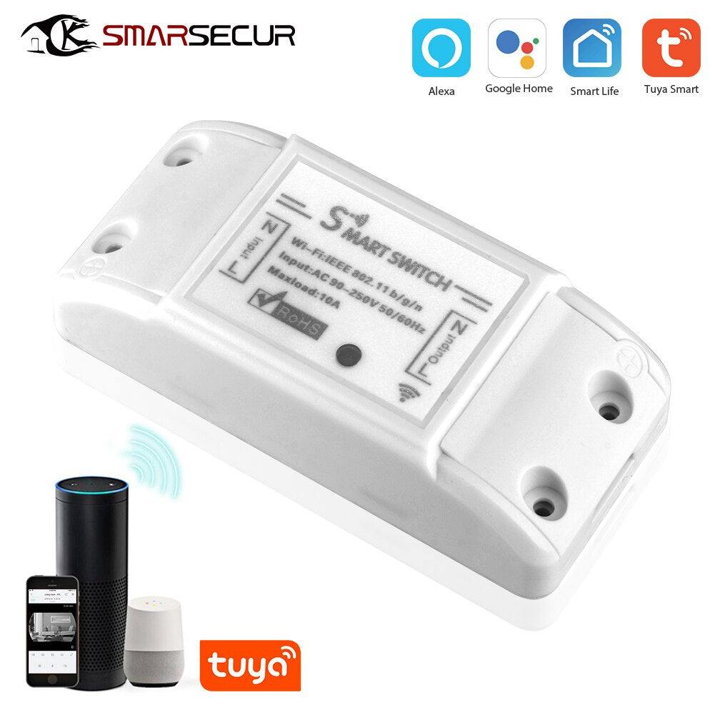 Default Title - Tuya Wifi Switch DIY Wireless Remote Domotica Light Smart Home Automation Relay Module Controller Work with Alexa