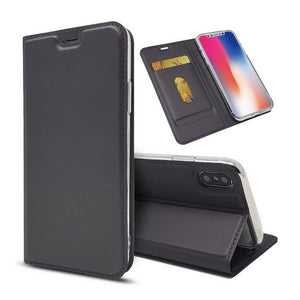 [variant_title] - TPFIX Magnetic Flip Wallet Leather Case For iPhone 7 8 Plus Phone Case Ultra Thin Business Cover For iPhone X XR XS Max 6 6S 5S
