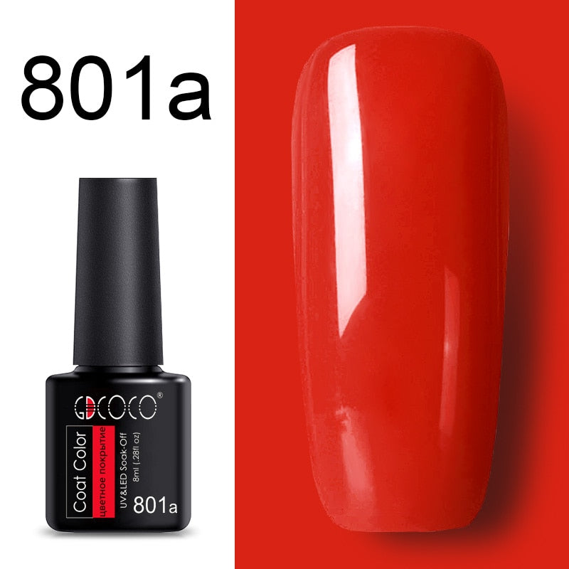 801a - #86102 GDCOCO 2019 New Arrival Primer Gel Varnish Soak Off UV LED Gel Nail Polish Base Coat No Wipe Top Color Gel Polish