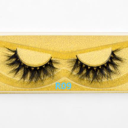 R09 - Visofree Mink Eyelashes Natural False Eyelashes Fake Eye Lashes Long Makeup 3D Mink Lashes Extension Eyelash Makeup for Beauty