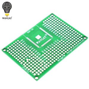 Default Title - WAVGAT 5x7CM Double Side Prototype PCB Board Breadboard Protoshield For Arduino Relay ESP8266 WIFI ESP-12F ESP-12E ESP32 ESP32S