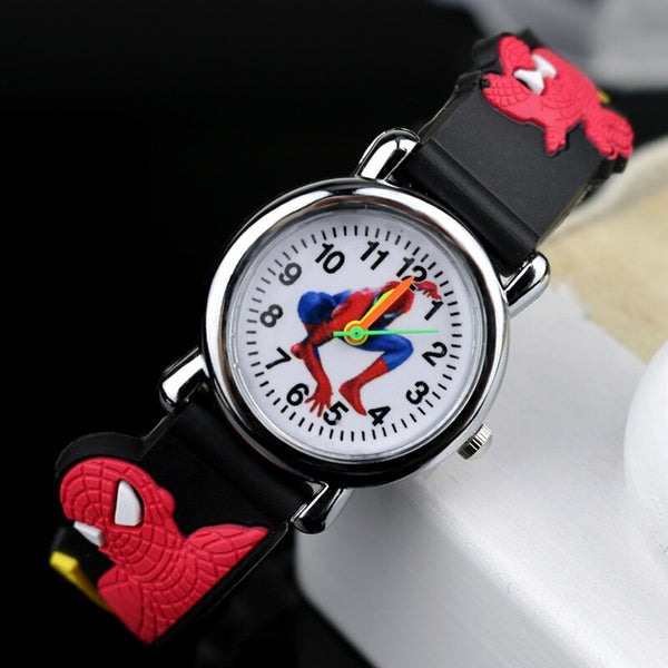 [variant_title] - 2019 Spiderman Children Watches Cartoon Electronic Colorful Light Source Child Watch Boys Birthday Party Kids Gift Clock Wrist
