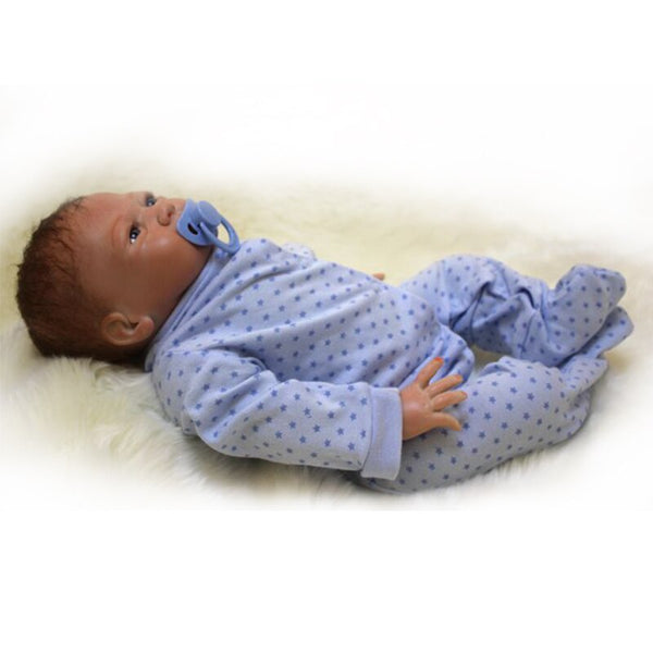 [variant_title] - Nicery 20inch 48-50cm Bebe Doll Reborn Soft Silicone Boy Girl Toy Reborn Baby Doll Gift for Blue Clothes