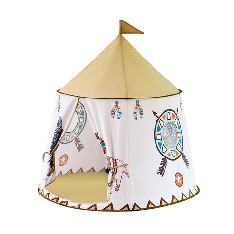 [variant_title] - Little Lion Castle Indian Tent Indoor and Outdoor Baby Toy Children's Tent Game House for baby gifts