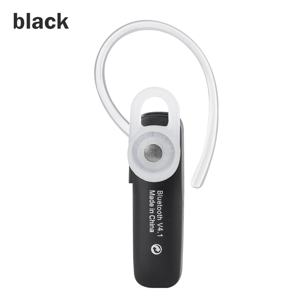 black - Bluetooth Earphones Portable Mini Wireless Headset  4.1 Stereo Handsfree Earphone for Xiaomi Samsung