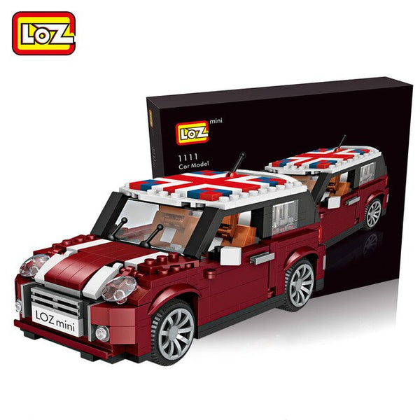 1111 - LOZ Mini Blocks Technic Mini City  Car Model Building Bricks Vehicle Racing Car Assembly Toy for Kids DIY Educational 1114