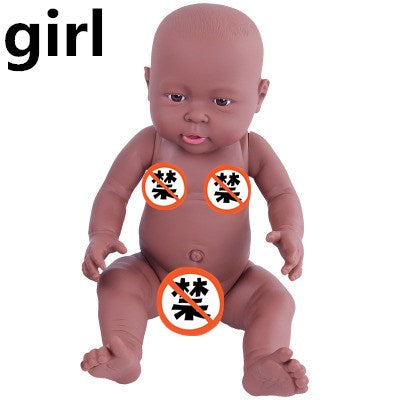 girl-691 - 41CM Baby doll clothes Kids Reborn Dolls Soft Vinyl Silicone Lifelike   Newborn Baby Toy for Boys Girls Birthday Gift toys