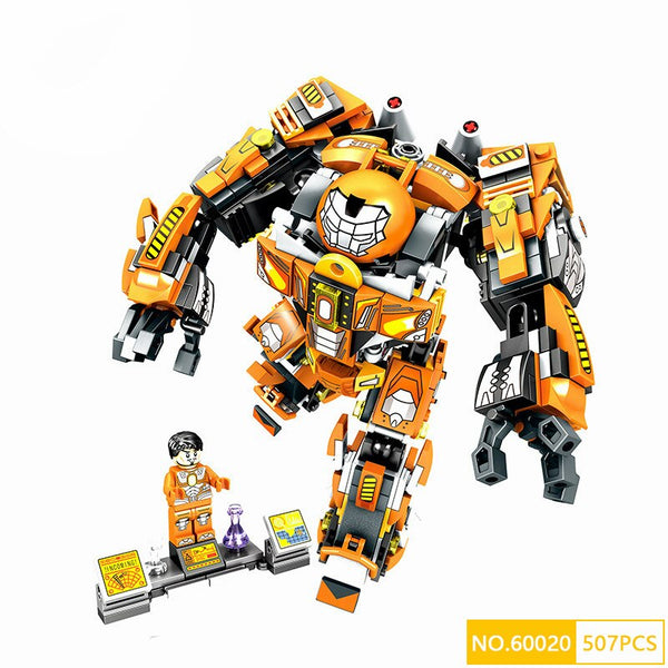 60020 - Ultron Figure Iron Man Hulk Buster Set Bricks Building Blocks Compatible Legoing Super Heroes 76031 Model Boy Birthday Gift Toys