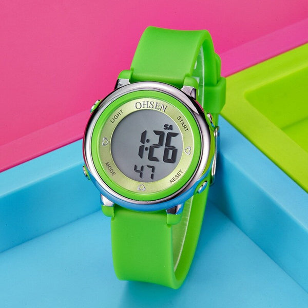[variant_title] - Kids Watches Children Digital LED Fashion Sport Watch Cute boys girls Wrist watch Waterproof Gift Watch Alarm Men Clock OHSEN