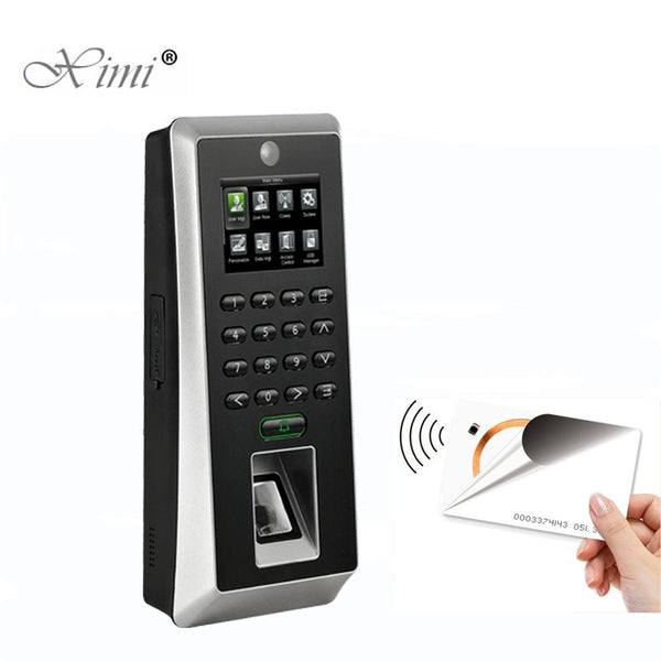 [variant_title] - ZK Software Fingerprint Access Control System With 125khz RFID Card Reader SilkID Sensor To Prevent False Fingerprints F21