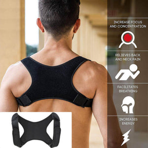 one size-193 - New Spine Posture Corrector Protection Back Shoulder Posture Correction Band Humpback Back Pain Relief Corrector Brace