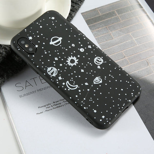 KISSCASE Space Stars Phone Case For Samsung Galaxy S8 S9 S10 S10E A51 A71 A50 A70 Pattern Soft Silicone Back Covers Coque Fundas
