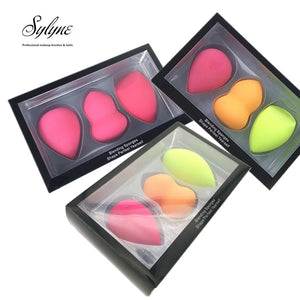 [variant_title] - Sylyne 3pcs/lot big makeup sponge puff high quality cosmetics make up foundation microfiber mask beauty sponge powder puff.