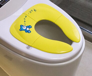 Yellow - Baby Travel Folding Potty Seat toddler portable Toilet Training seat children urinal cushion children pot chair wc pad /mat