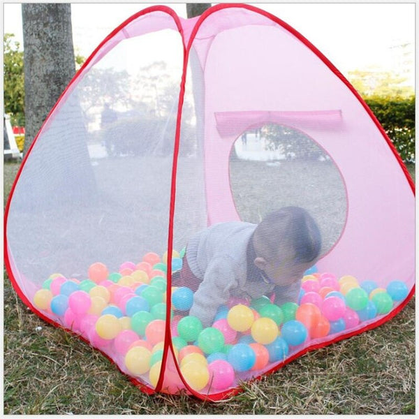 [variant_title] - Large Portable Baby Play Tent Ocean Balls Pool Pit Kids Indoor Outdoor Garden House Toy Xmas Gift Boy Girls Adventure Play Tent