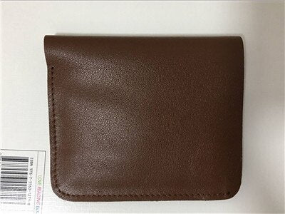 Brown - ALAVCHNV ultra - thin mini wallet male short paragraph leather vertical money wallet soft HYMN1009