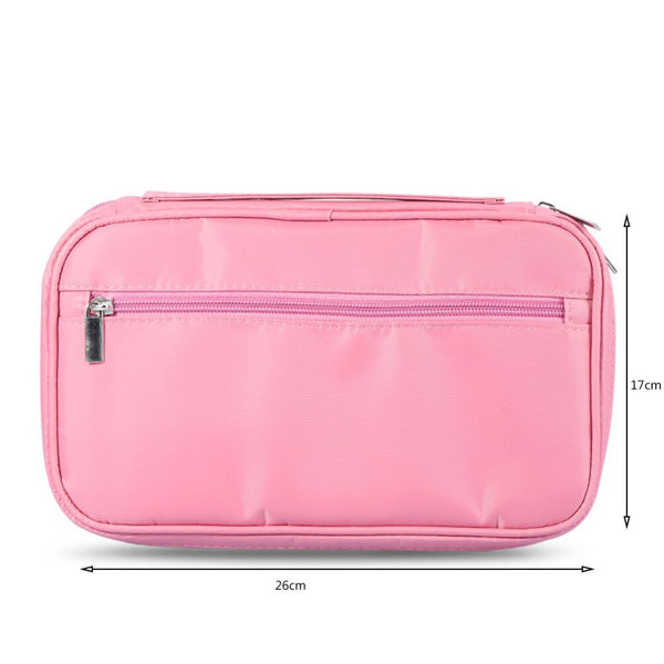 [variant_title] - Makeup Brushes Bag Cosmetics Brushes Professional Bag Canvas Pouch Portable Handbag Bag Travel Ladies Pouch Make Up Brush Bags