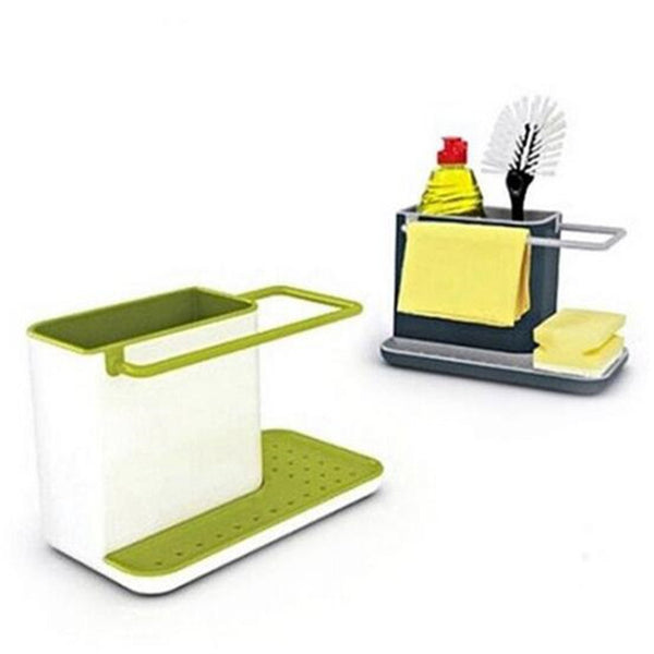 [variant_title] - Storage Shelf Sponge Kitchen Draining Sink Box Draining Rack Dish Storage Rack Kitchen Organizer Stands Tidy Utensils Towel Rack