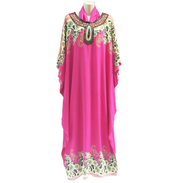 3 / One Size - Uniform size 142cm length New Fashion Big ABAYA Women's Wear Muslim rayon Cotton Prayer Robe