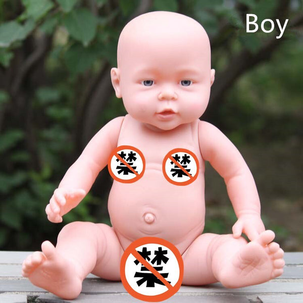boy-366 - 41CM Baby doll clothes Kids Reborn Dolls Soft Vinyl Silicone Lifelike   Newborn Baby Toy for Boys Girls Birthday Gift toys
