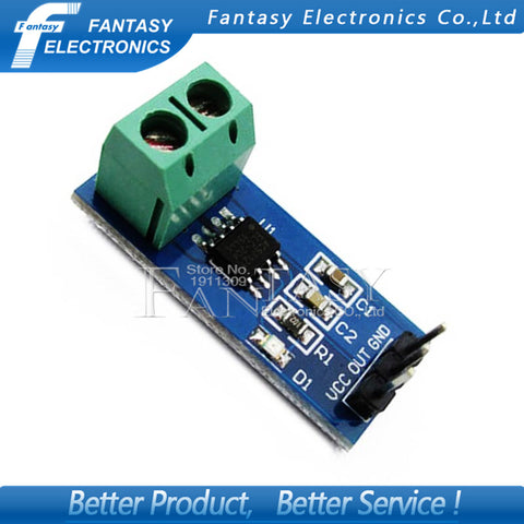 Default Title - 1pcs 30A Range Current Sensor Module ACS712 ACS712ELC-30A Chip Module new