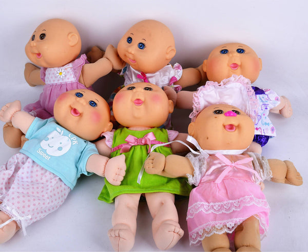 [variant_title] - 21cm Cute Cabbage Patch Kids Baby Doll Reborn Baby Children Birthday Gift Collection