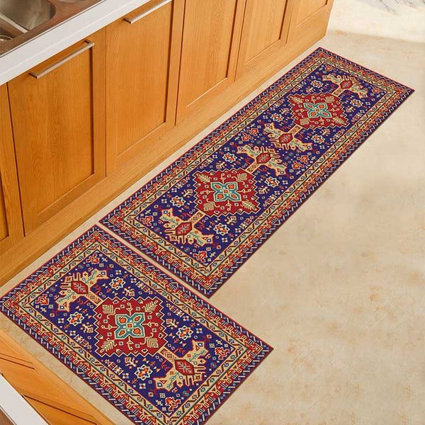 16 / 40x120cm - Kitchen Mat Cheaper Anti-slip Modern Area Rugs Living Room Balcony Bathroom Printed Carpet Doormat Hallway Geometric Bath Mat