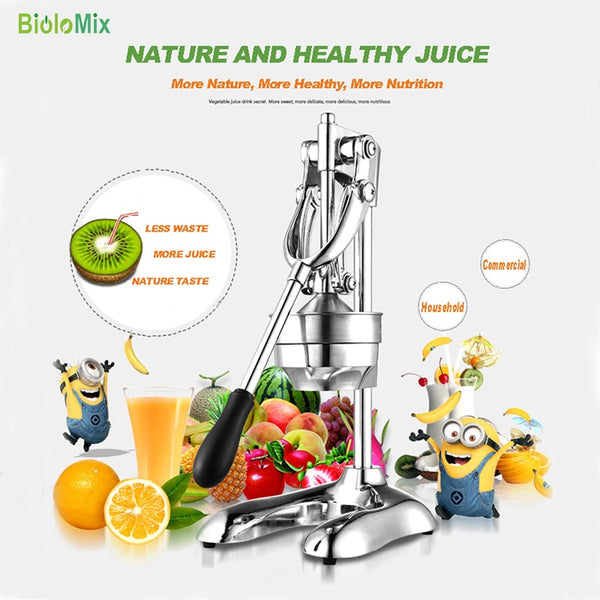 [variant_title] - Stainless Steel manual hand press juicer squeezer citrus lemon orange  pomegranate fruit juice extractor commercial or household