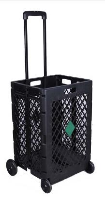 [variant_title] - Louis Fashion Trolleys Plastic Folding Supermarket Shopping Cart Storage Box