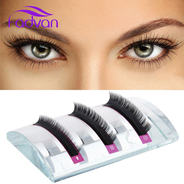 [variant_title] - New Arrival Mix Premium Natural Synthetic Mink Individual Eyelash Extension Makeup Cilia Professional Lash Extensions for Build