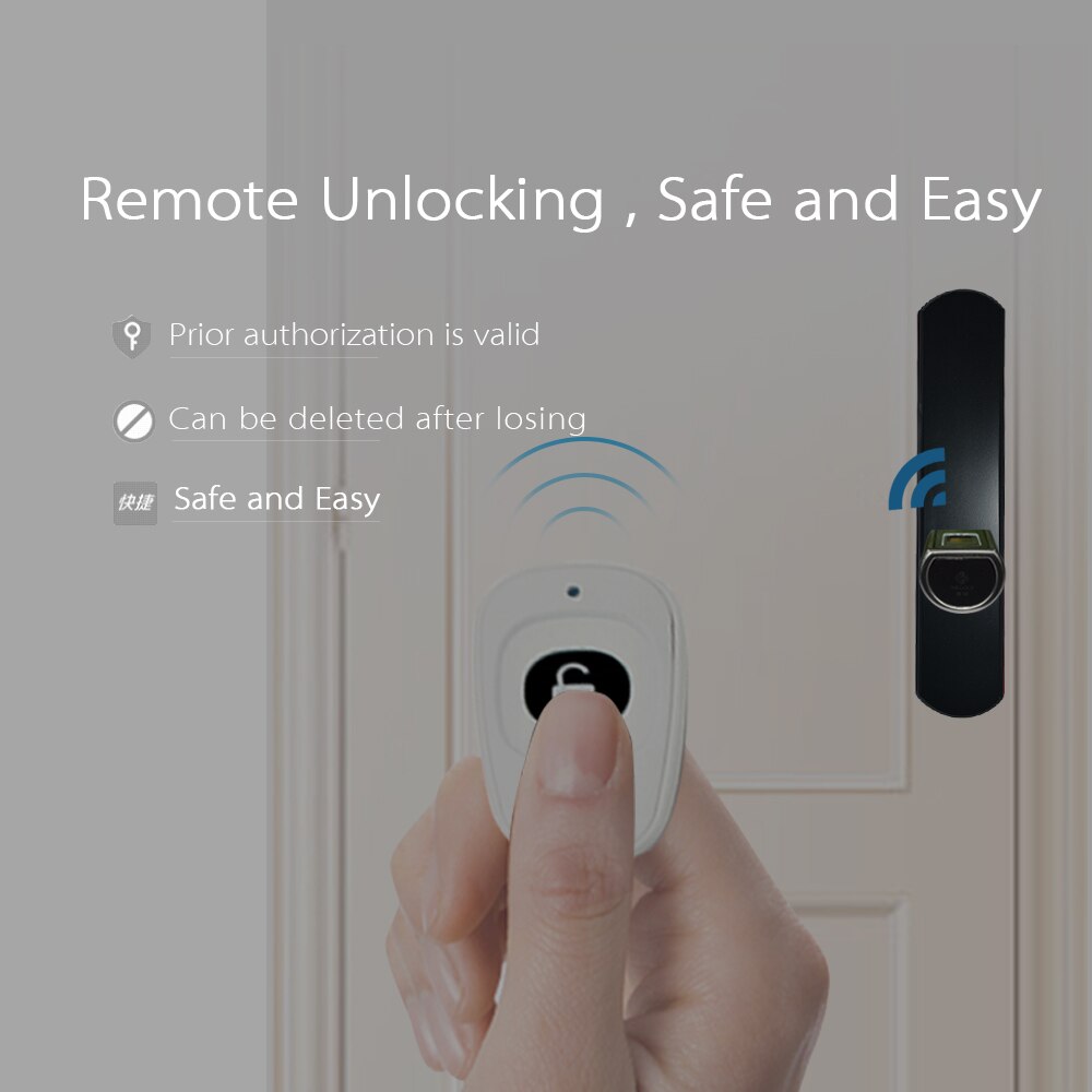 Default Title - We Lock Cylinder Keyless Smart biometric App fingerprint door lock home security electronic digital door lock for home office