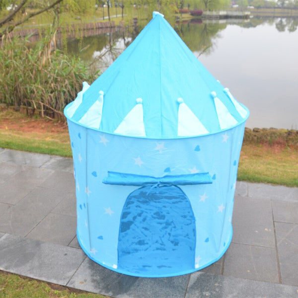 M068-D - 7 Styles Princess Prince Play Tent Portable Foldable Tent Children Boy Castle Play House Kids Outdoor Toy Tent