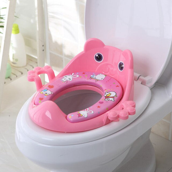 pink - Baby Toilet Potty Seat Children Potties Seat With Armrest Girls Boy Toilet Training Potty Safety Cushion Comfortable Infant Care