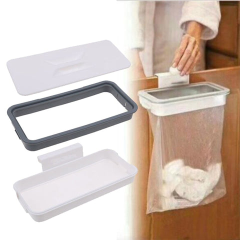 Default Title - Storage Racks Garbage Bag Holder Economic Cupboard Door Hanging Trash Bag Plastic Rubbish Bag Can Hanger Kitchen Accessories