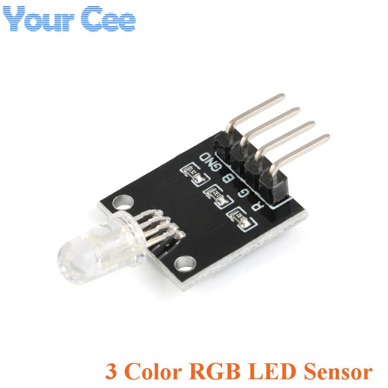 Default Title - Smart Electronics 4pin KY-016 3 Color RGB LED Sensor Module for Arduino DIY Starter Kit KY016 3.3/5V Three Colors