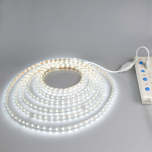 [variant_title] - LED Strip 5050 220V Waterproof Flexible LED light Tape 220V lamp Outdoor String 1M 2M 3M 4M 5M 10M 12M 15M 20M 25M 60LEDs/M