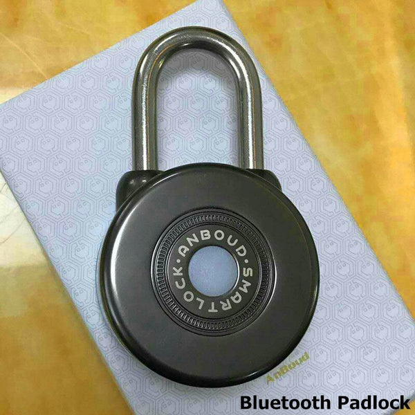 [variant_title] - 2019 Real Fechadura Digital Padlock Newest Bluetooth Smart Lock Anti Theft Alarm For Cycling Motorycle Door With App Control