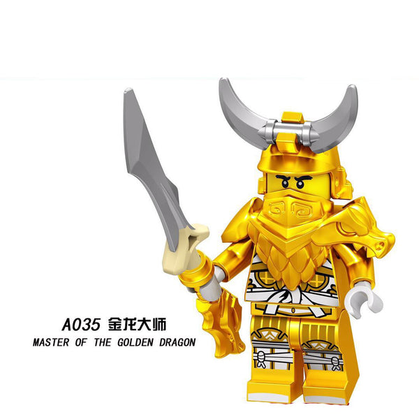 [variant_title] - For legoing NinjagoES Ninja Motorcycle Figures Kai Jay Zane Nya Lloyd With Weapons Action Building blocks bricks toys legoings