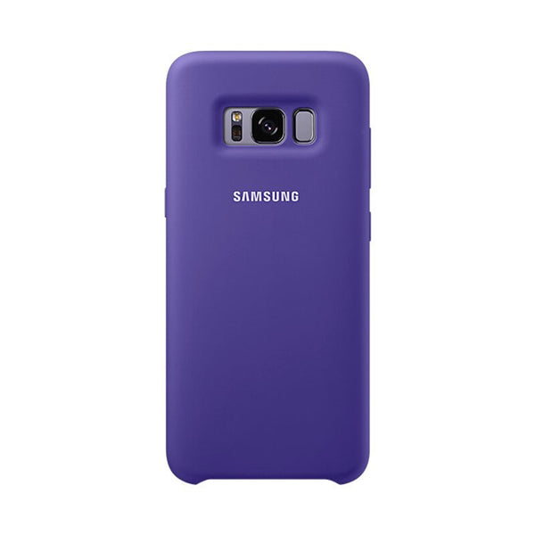 Purple / Samsung Note 8 / Silicone - Samsung S8 Case Original Official Silicone Soft Back Cover Samsung Galaxy S8 S9 S10 Plus S10e Note 8 9 Case Protection Cover