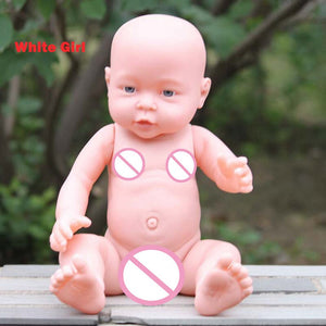 41CM A - 41cm Newborn Baby Simulation Doll Soft Children Reborn Doll Toy Boy Girl Emulated Doll Kids Birthday Gift Kindergarten Props