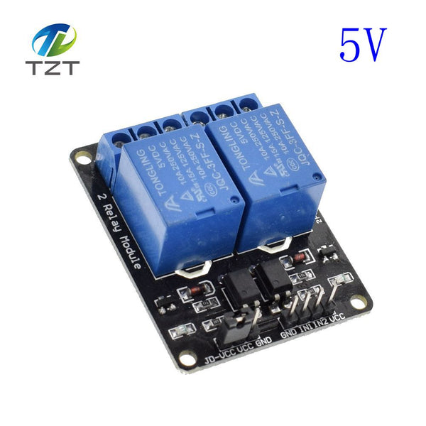2 channel 5v - TZT 5v 1 2 4 6 8 channel relay module with optocoupler. Relay Output 1 /2 /4 /6 / 8 way relay module 12V  for arduino blue