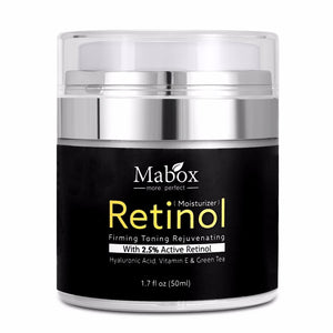 Default Title - Mabox 50ml Retinol 2.5%Moisturizer Face Cream Hyaluronic Acid AntiAging Remove Wrinkle Vitamin E Collagen Smooth Whitening Cream