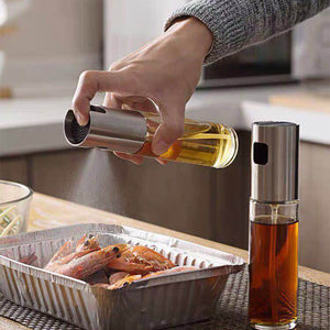 [variant_title] - Kitchen Baking Oil Cook Oil Spray Empty Bottle Vinegar Bottle Oil Dispenser Cooking Tool Salad Barbecue Cooking Glass Olive Oil