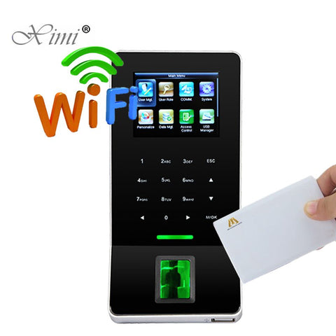 [variant_title] - ZK F22 WIFI Biometric Fingerprint Access Control System With MF Card Reader Fingerprint Time Attendance With BioID Live Sensor