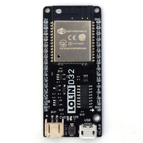 [variant_title] - LOLIN D32 V1.0.0 - wifi & bluetooth board based ESP-32 esp32 ESP-WROOM-32 4MB FLASH Arduino MicroPython Compatible