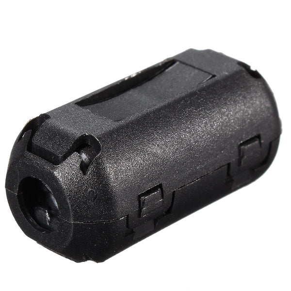 [variant_title] - New 5pcs/lot  Black Plastic Clip On EMI RFI Noise Suppressor 5mm Cable Ferrite Core Filters Removable 25 (L) x10 (W) mm 5 mm
