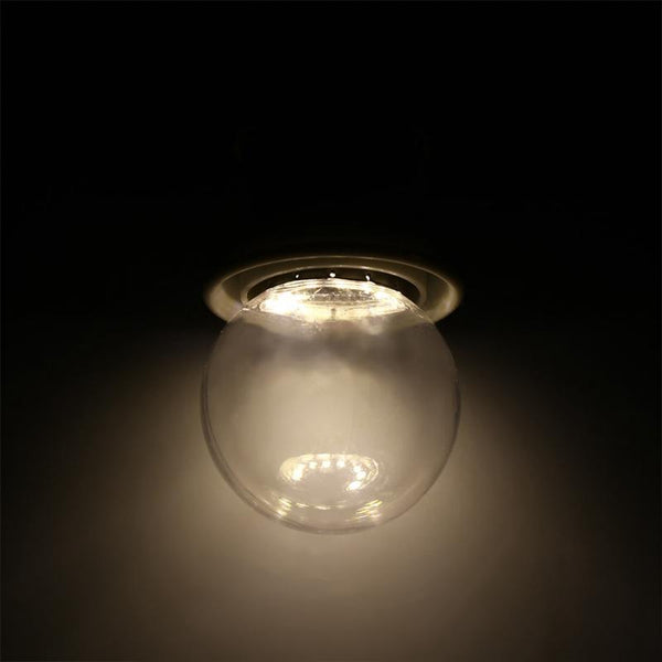 Transparent - 3W E27 LED Light Bulb Round Shaped Colorful Globe Light Bulb Home Bar Party Festival Decorative Lamp Lighting