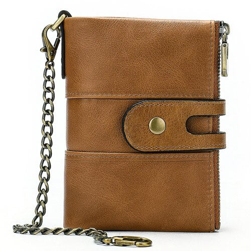 8599B4brown - WESTAL men's wallet genuine leather purse for men credit card holder woman cluth bag brand luxury couple wallet short slim fold